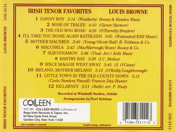 Irish Tenor Favorites